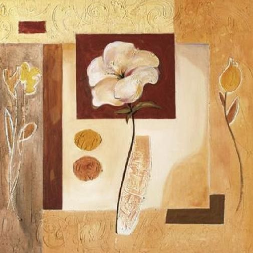 Alfred Gockel Rustic Flower Collage II